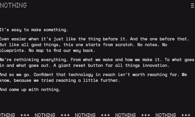 Nothing, ce n&rsquo;est pas rien