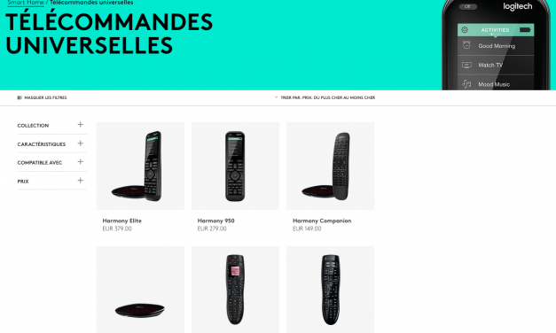Chez Logitech, le temps n&rsquo;est plus à l Harmony
