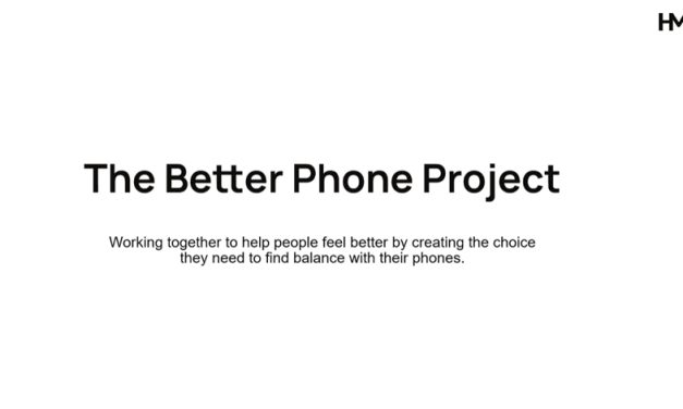 Le Better Phone Project de HMD veut réduire l&rsquo;impact du smartphone sur le bien-être