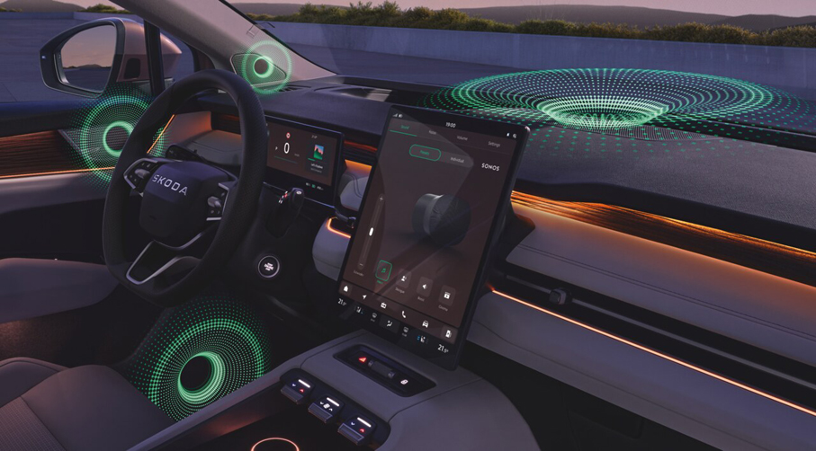 Sonos poursuit son offensive automobile avec le Škoda Peaq