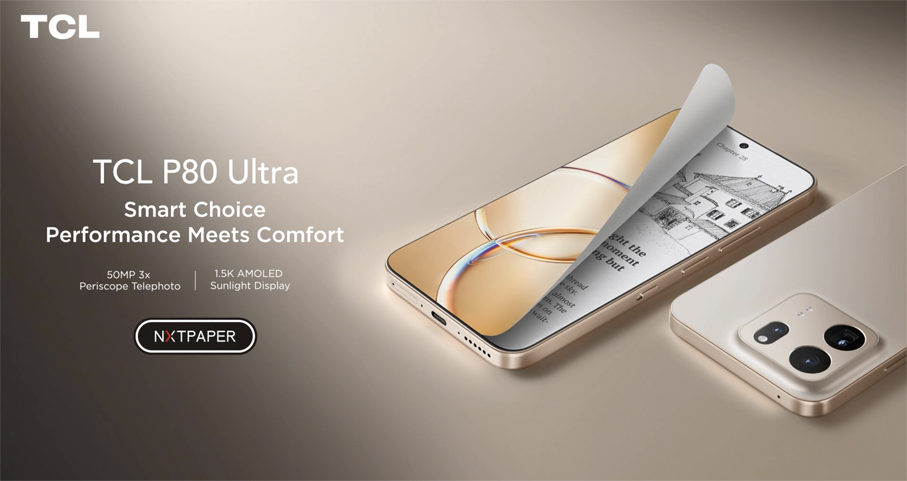 TCL P80 Ultra: NxtPaper veut rendre l’AMOLED plus confortable