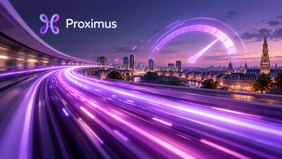 Proximus accélère sa fibre et généralise les débits symétriques